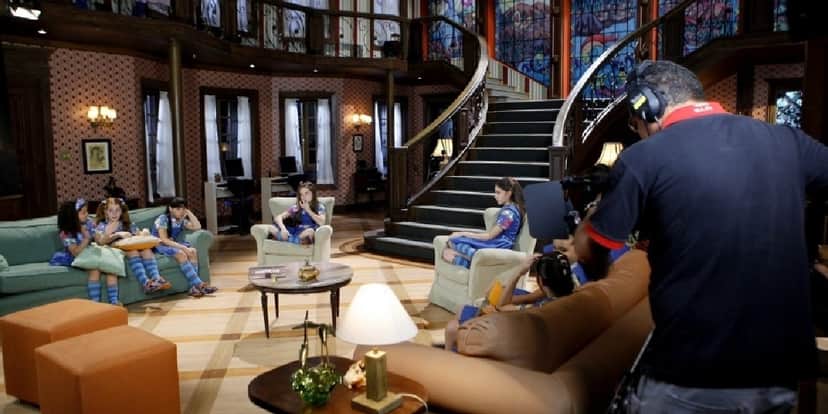 Imagem das gravações da última temporada de 'Chiquititas' (Foto: Divulgação/ SBT) Imagem das gravações da última temporada de 'Chiquititas' (Foto: Divulgação/ SBT)