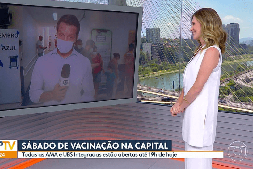 Natália Ariede sob comando do 'Bom Dia SP', na Globo (Foto: Divulgação/ Globo) Natália Ariede sob comando do 'Bom Dia SP', na Globo (Foto: Divulgação/ Globo)