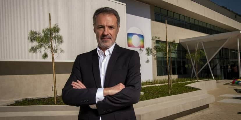 Ricardo Waddington completou 40 anos de emissora (Foto: Divulgação/TV Globo)