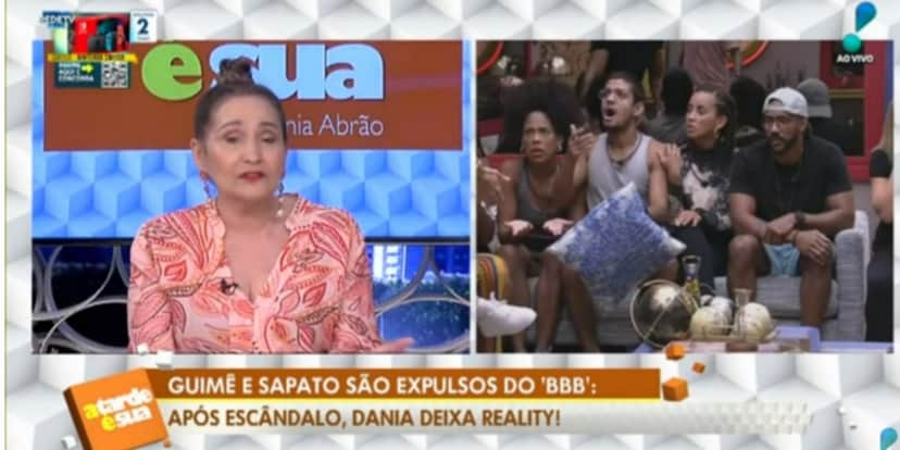 Sonia Abrão opinou sobre expulsão de MC Guimê e Cara de Sapato, do "BBB23" (Foto: Reprodução/RedeTV!) Sonia Abrão opinou sobre expulsão de MC Guimê e Cara de Sapato, do "BBB23" (Foto: Reprodução/RedeTV!)