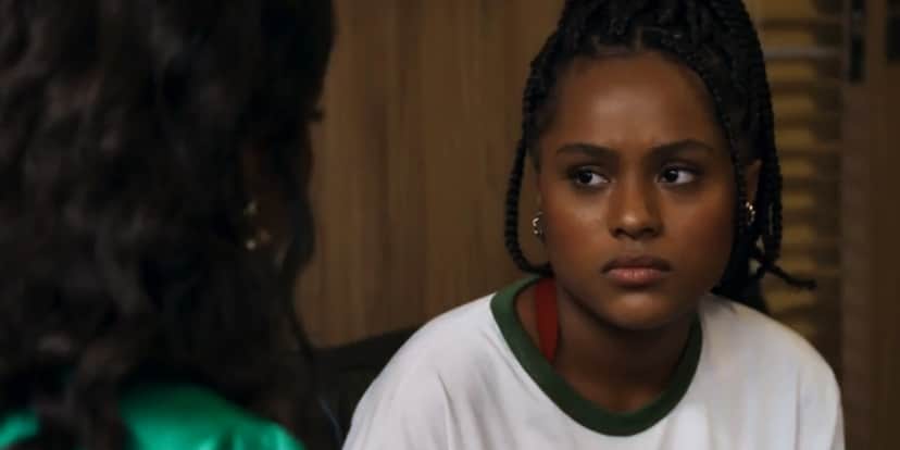 Na novela Travessia Isa conversa com Laís Na novela Travessia Isa conversa com Laís