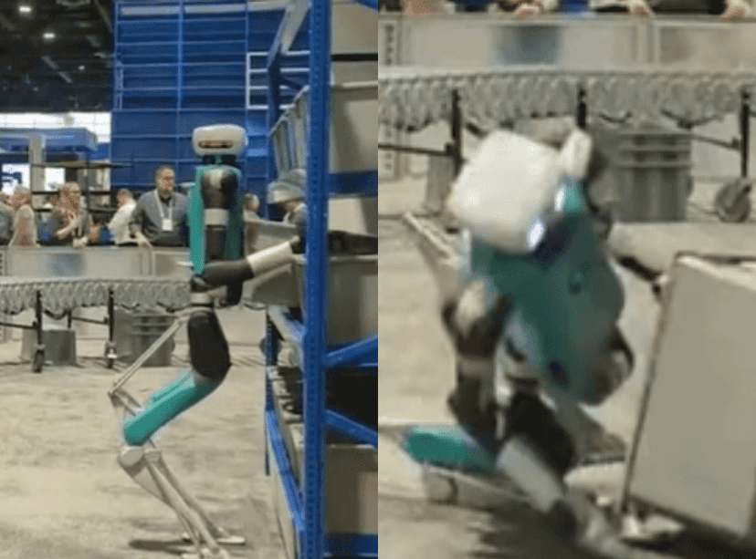 Robô trabalhou até a exaustão