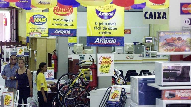 Arapuã foi considerada a maior varejista de eletrodomésticos do Brasil (Reprodução: Internet)