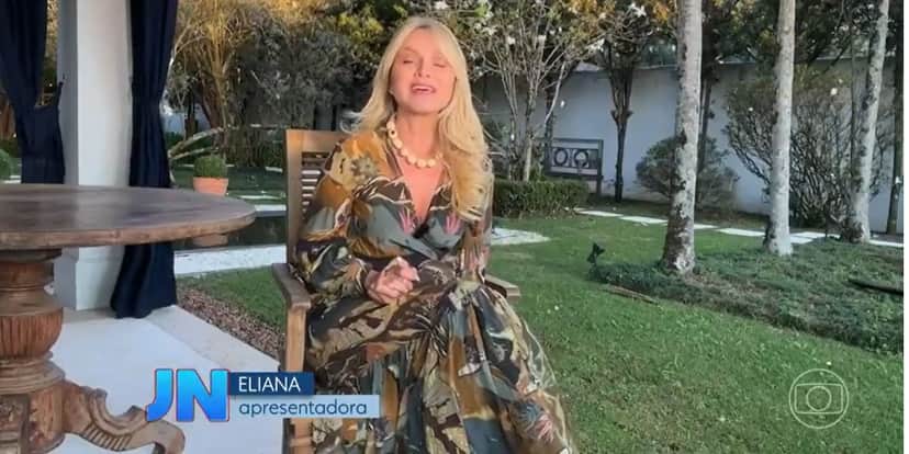 Eliana surgiu no Jornal Nacional para falar de sua participação no Criança Esperança (Reprodução: Globo) Eliana surgiu no Jornal Nacional para falar de sua participação no Criança Esperança (Reprodução: Globo)