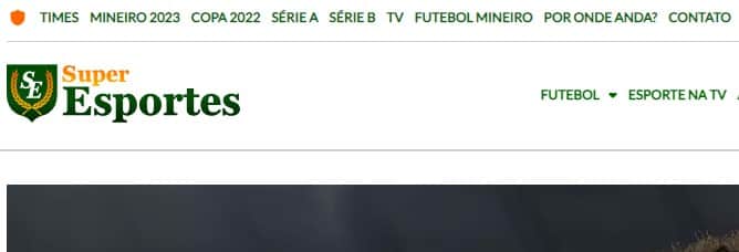 Site Super Esportes saiu do ar (Foto: Reprodução)