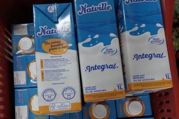 Leite uht integral Natville - Reprodução Internet Leite uht integral Natville - Reprodução Internet