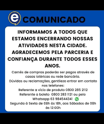 Comunicado que a Eletrosom emitiu a clientes e funcionários (Foto Reprodução/Facebook) Comunicado que a Eletrosom emitiu a clientes e funcionários (Foto Reprodução/Facebook)