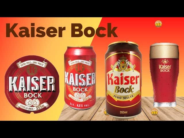 Cerveja Kaiser Bock (Foto: Divulgação) Cerveja Kaiser Bock (Foto: Divulgação)