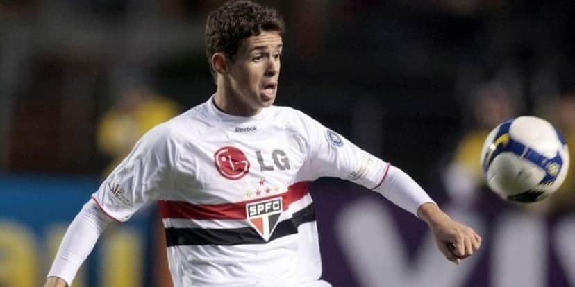 Oscar começou a sua carreira no São Paulo (Reprodução: Internet) Oscar começou a sua carreira no São Paulo (Reprodução: Internet)