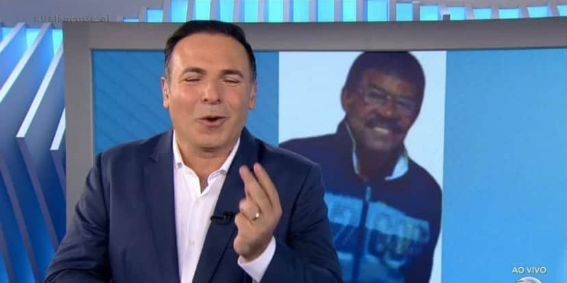 Reinaldo Gottino e Milton Servulo no Balanço Geral (Foto: Reprodução / Record) 