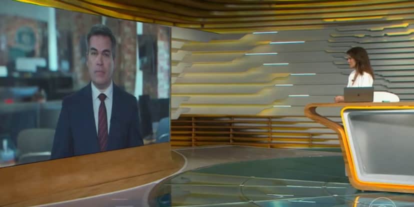 Ismar Madeira confirmou a falência de um banco gigante no Estados Unidos (Reprodução: Globo) Ismar Madeira confirmou a falência de um banco gigante no Estados Unidos (Reprodução: Globo)