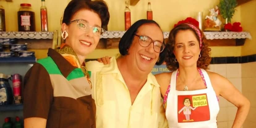 Márcia Manfredini com Marcos Oliveira e Marieta Severo em "A Grande Família" (Foto: Divulgação/TV Globo) Márcia Manfredini com Marcos Oliveira e Marieta Severo em "A Grande Família" (Foto: Divulgação/TV Globo)