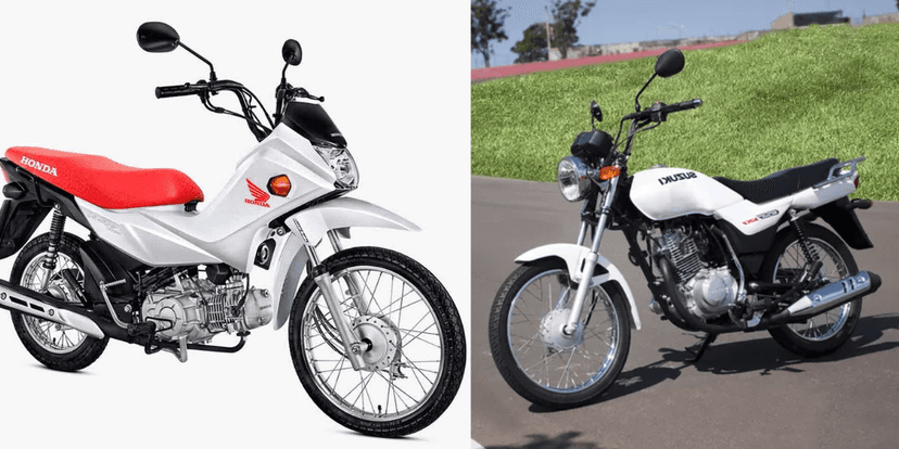 Motos acessíveis da Honda e Suzuki conquistam o mercado (Foto: Internet)
