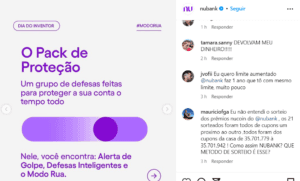 Clientes do Nubank estão revoltados com a empresa - Foto Instagram