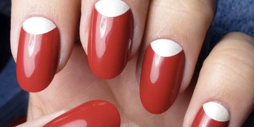 Unhas meia lua (Foto: Reprodução / Pinterest) Unhas meia lua (Foto: Reprodução / Pinterest)