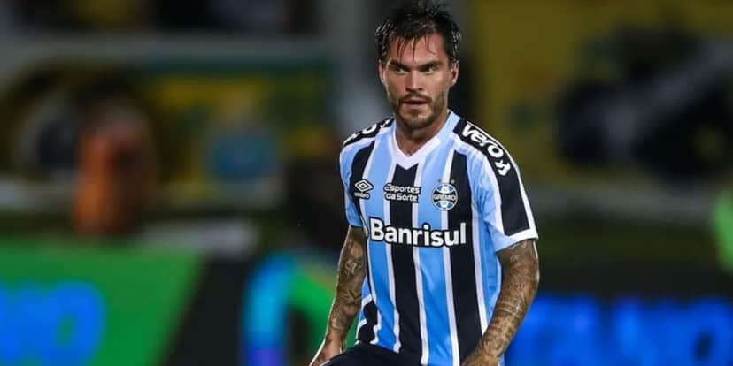 Nathan é um dos jogadores do time (Foto: Lucas Uebel/Grêmio) Nathan é um dos jogadores do time (Foto: Lucas Uebel/Grêmio)