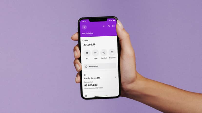 Aplicativo Nubank, disponível em iOS e sistema Android (Foto Reprodução/Internet) Aplicativo Nubank, disponível em iOS e sistema Android (Foto Reprodução/Internet)