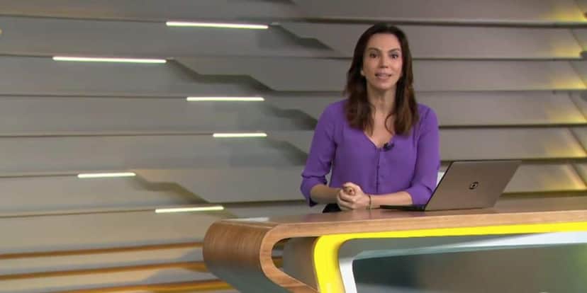 Ana Paula Araújo no Bom Dia Brasil (Foto: Reprodução / Globo) Ana Paula Araújo no Bom Dia Brasil (Foto: Reprodução / Globo)