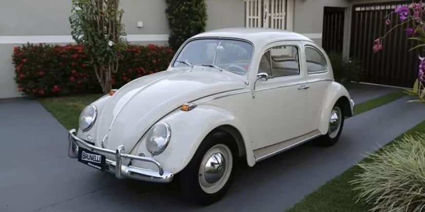 Fusca (Foto: Reprodução / Brunelli Veículos Antigos) Fusca (Foto: Reprodução / Brunelli Veículos Antigos)