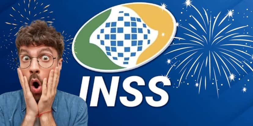 Logo do INSS e homem chocado (Fotos: Reproduções / Internet / Freepik) Logo do INSS e homem chocado (Fotos: Reproduções / Internet / Freepik)