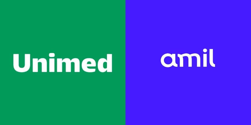 Unimed e Amil (Reprodução - Internet) Unimed e Amil (Reprodução - Internet)
