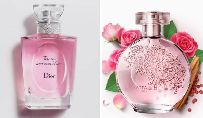 O Floratta Rose e o Forever and Ever Dior (Foto: Reprodução/ Internet) O Floratta Rose e o Forever and Ever Dior (Foto: Reprodução/ Internet)