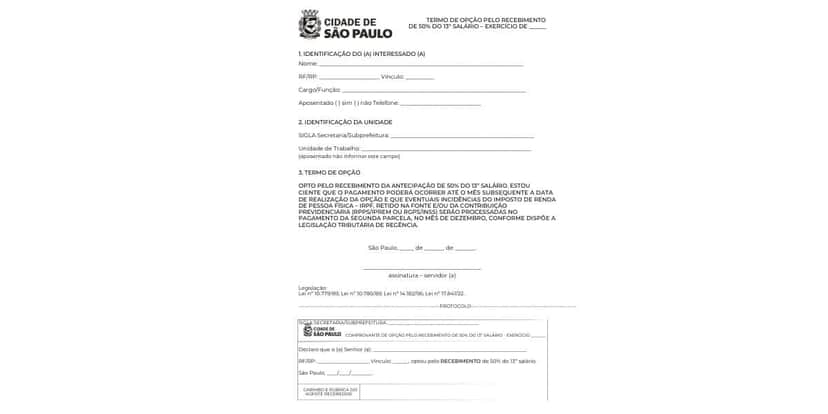 Documento servidores (Foto: Reprodução / Prefeitura de São Paulo) Documento servidores (Foto: Reprodução / Prefeitura de São Paulo)