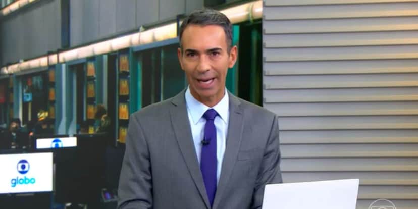 César Tralli comanda todas as manhãs o Jornal Hoje (Reprodução: Globo) César Tralli comanda todas as manhãs o Jornal Hoje (Reprodução: Globo)