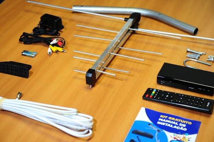Kit de Antena que Lula está distribuindo (Foto: Divulgação) Kit de Antena que Lula está distribuindo (Foto: Divulgação)