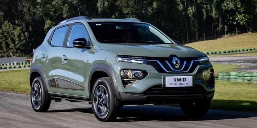 O Renault Kwid E-Tech (Foto: Divulgação) O Renault Kwid E-Tech (Foto: Divulgação)