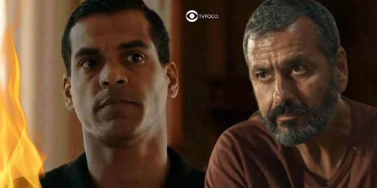 José Bento (Marcelo Mello Jr) e José Inocêncio (Marcos Palmeira) em Renascer (Foto: Reprodução / Globo / Montagem TV Foco) José Bento (Marcelo Mello Jr) e José Inocêncio (Marcos Palmeira) em Renascer (Foto: Reprodução / Globo / Montagem TV Foco)