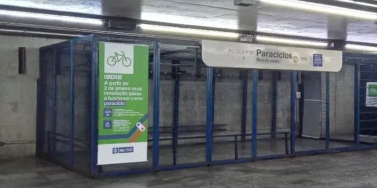 Os paraciclos estão em 35 estações do metrô de SP (Reprodução: Internet) Os paraciclos estão em 35 estações do metrô de SP (Reprodução: Internet)