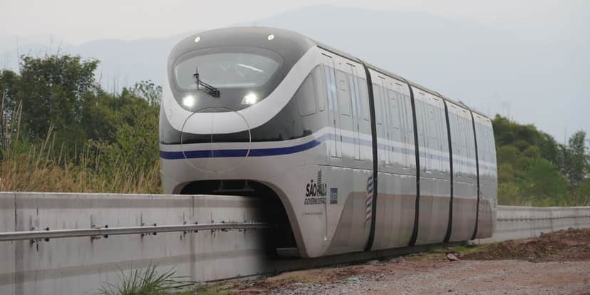 Esse deve ser o trem do novo monotrilho (Reprodução/Foto: Governo/Divulgação) Esse deve ser o trem do novo monotrilho (Reprodução/Foto: Governo/Divulgação)
