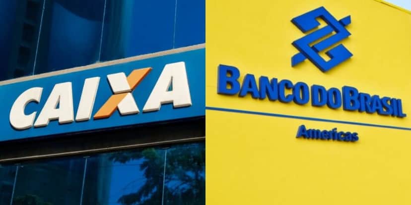 Logo da Caixa e do Banco do Brasil (Foto: Reprodução/Internet) Logo da Caixa e do Banco do Brasil (Foto: Reprodução/Internet)