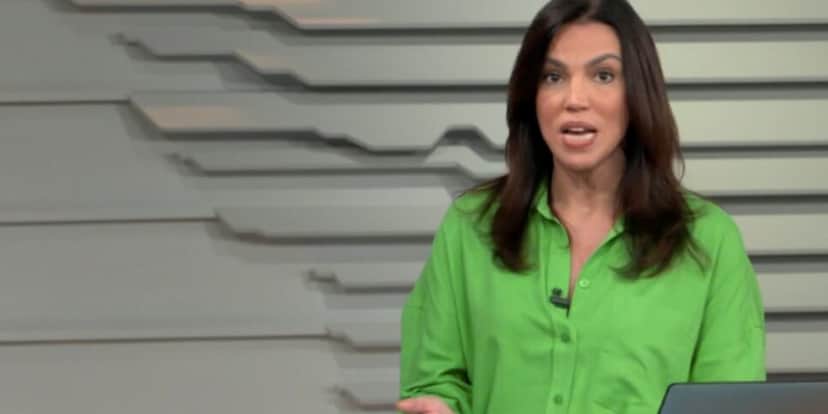 Ana Paula Araújo no Bom Dia Brasil (Foto: Reprodução / Globo) Ana Paula Araújo no Bom Dia Brasil (Foto: Reprodução / Globo)