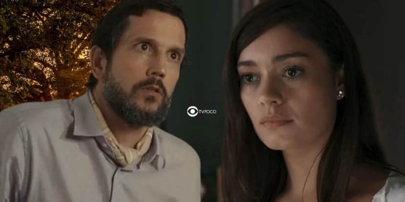 Egídio e Eliana em Renascer (Foto: Reprodução / Globo / Montagem TV Foco) Egídio e Eliana em Renascer (Foto: Reprodução / Globo / Montagem TV Foco)
