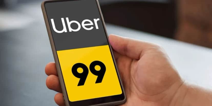 Uber e 99 são duas gigantes de apps de corrida - Foto: Internet Uber e 99 são duas gigantes de apps de corrida - Foto: Internet
