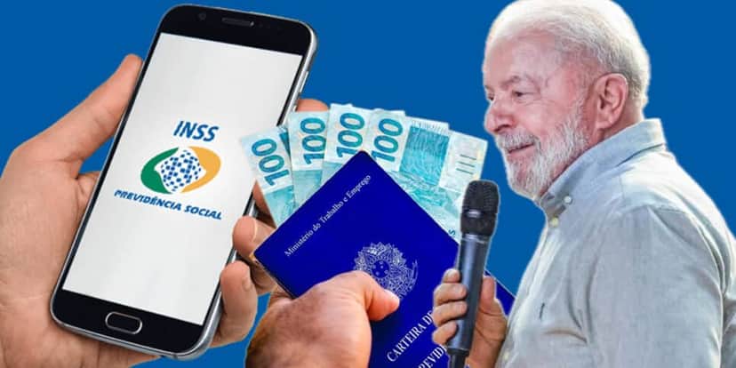 Presidente Lula - INSS - Pagamento (Foto: Reprodução, Montagem - TV Foco) Presidente Lula - INSS - Pagamento (Foto: Reprodução, Montagem - TV Foco)