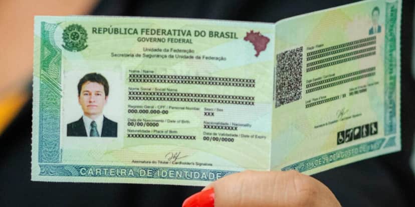 Nova carteira de identidade nacional (Foto: Divulgação) Nova carteira de identidade nacional (Foto: Divulgação)