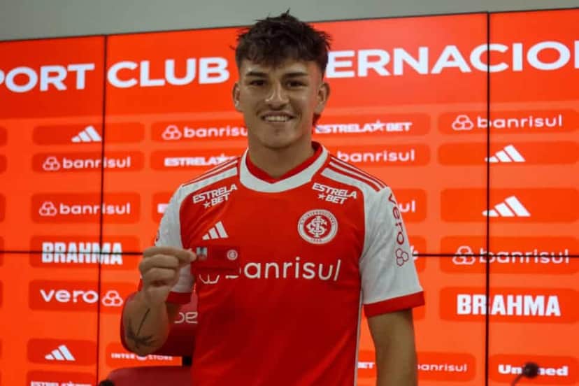 Bernabei no Internacional (Foto: Divulgação/ Inter) Bernabei no Internacional (Foto: Divulgação/ Inter)