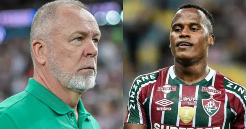 Arias e +2: Mano Menezes sofre com debandada no Fluminense (Foto: Reprodução/Montagem TV Foco) Arias e +2: Mano Menezes sofre com debandada no Fluminense (Foto: Reprodução/Montagem TV Foco)