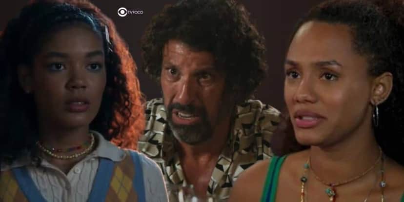 Tati, Osmar e Madá em Volta por Cima (Foto: Reprodução / Globo / Montagem TV Foco) Tati, Osmar e Madá em Volta por Cima (Foto: Reprodução / Globo / Montagem TV Foco)