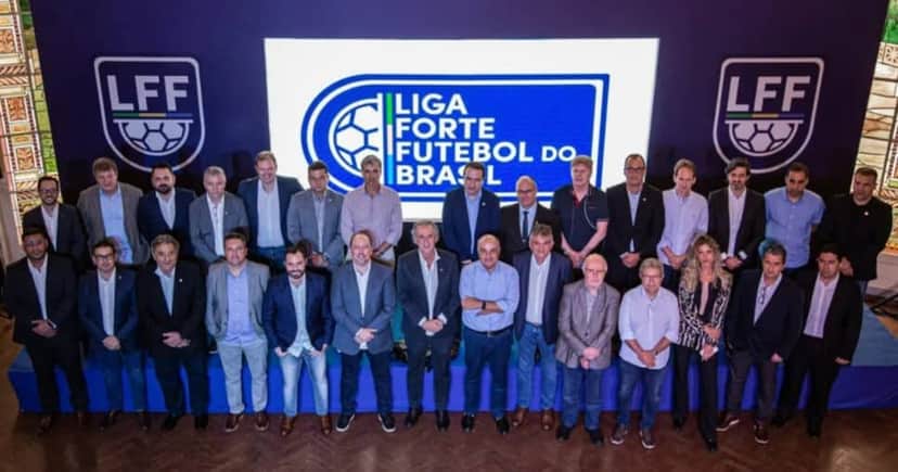 Dirigentes da então Liga Forte Futebol, que se tornaria LFU (Foto: Divulgação) Dirigentes da então Liga Forte Futebol, que se tornaria LFU (Foto: Divulgação)