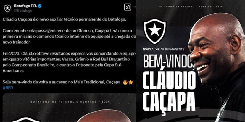 Anúncio do Cláudio Caçapa (Reprodução: X) Anúncio do Cláudio Caçapa (Reprodução: X)