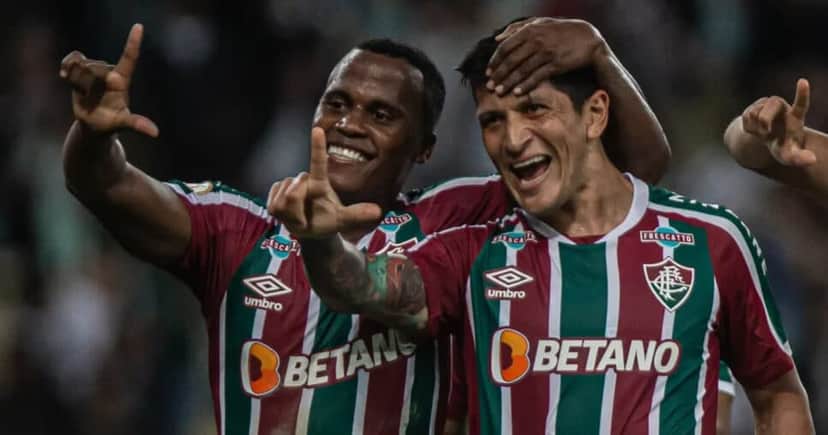 Cano e Jhon Arias perdem craque (Foto: Marcelo Gonçalves / Fluminense FC) Cano e Jhon Arias perdem craque (Foto: Marcelo Gonçalves / Fluminense FC)