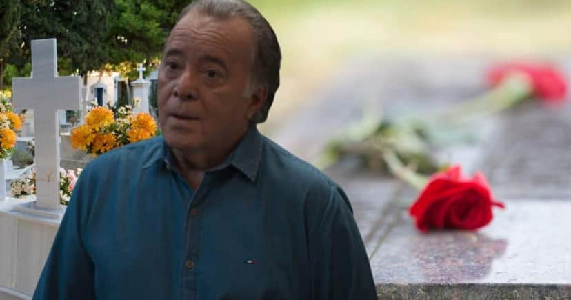 Abel em Dona de Mim e ilustração de cemitério (Foto: Reprodução / Globo / Montagem TV Foco) Abel em Dona de Mim e ilustração de cemitério (Foto: Reprodução / Globo / Montagem TV Foco)