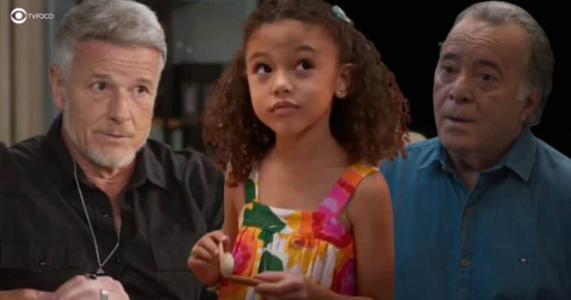 Jaques, Sofia e Abel em Dona de Mim (Foto: Reprodução / Globo / Montagem TV Foco) Jaques, Sofia e Abel em Dona de Mim (Foto: Reprodução / Globo / Montagem TV Foco)