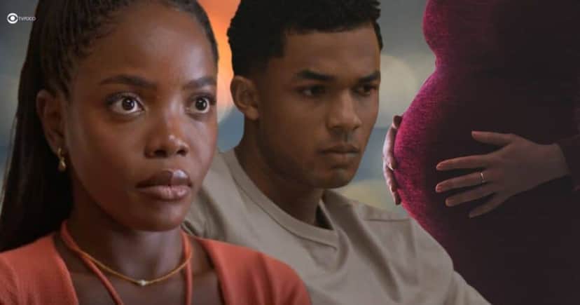 Leo, Samuel e mulher grávida em Dona de Mim (Foto: Reprodução / Globo / Montagem TV Foco) Leo, Samuel e mulher grávida em Dona de Mim (Foto: Reprodução / Globo / Montagem TV Foco)