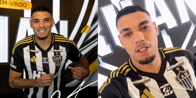 Ruan Tressoldi anunciado oficialmente pelo Atlético-MG (Reprodução: Instagram) Ruan Tressoldi anunciado oficialmente pelo Atlético-MG (Reprodução: Instagram)