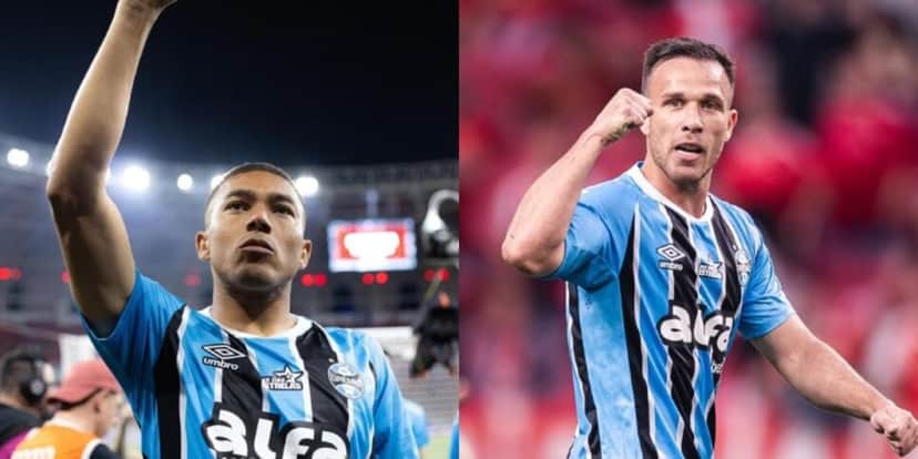 Carlos Vinícius e Arthur Melo desfalcam o Grêmio (Reprodução: Instagram) Carlos Vinícius e Arthur Melo desfalcam o Grêmio (Reprodução: Instagram)